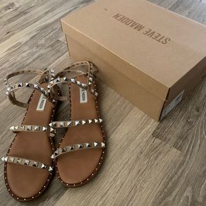 Steve Madden Travel Tan Sandals